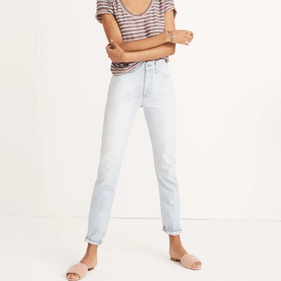 Madewell The Perfect Vintage Jean in Fitzgerald Wash High Rise Tapered - Size 27 - Picture 1 of 11